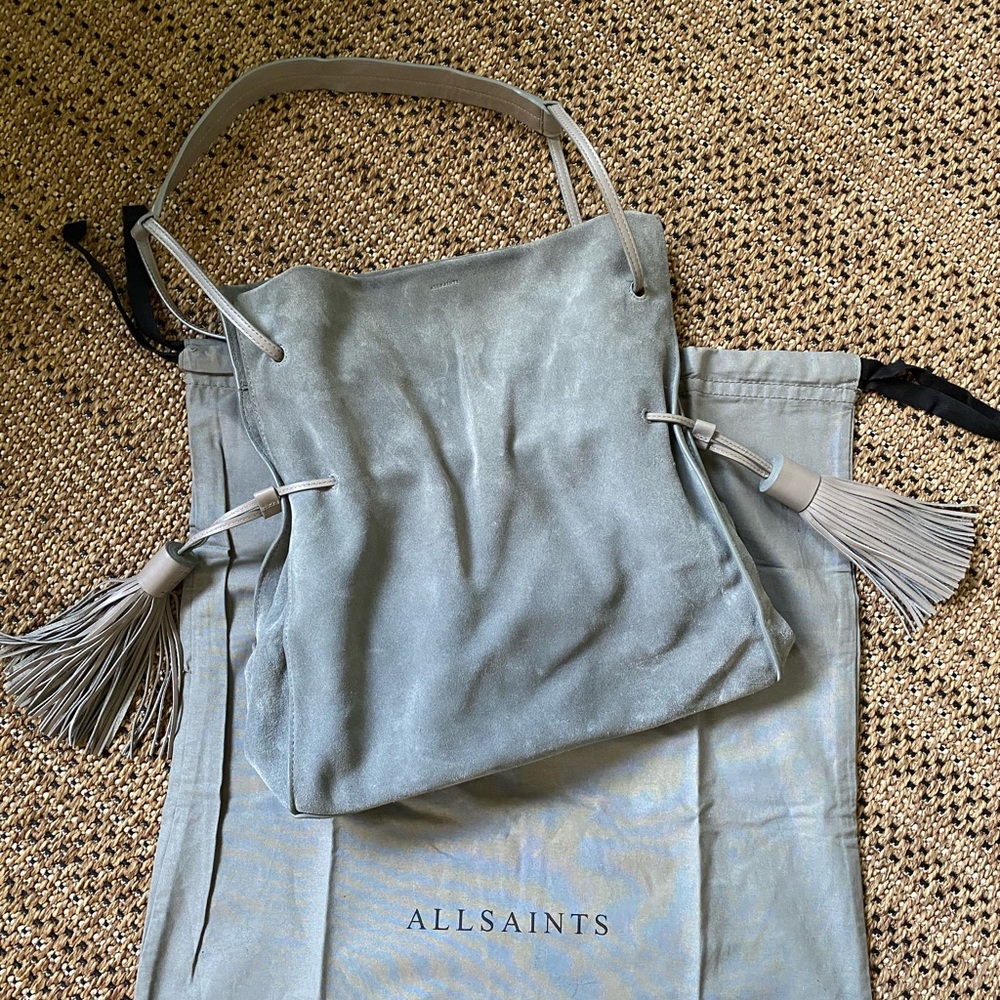 ALLSAINTS Freedom Suede Hobo w/ Dust Bag